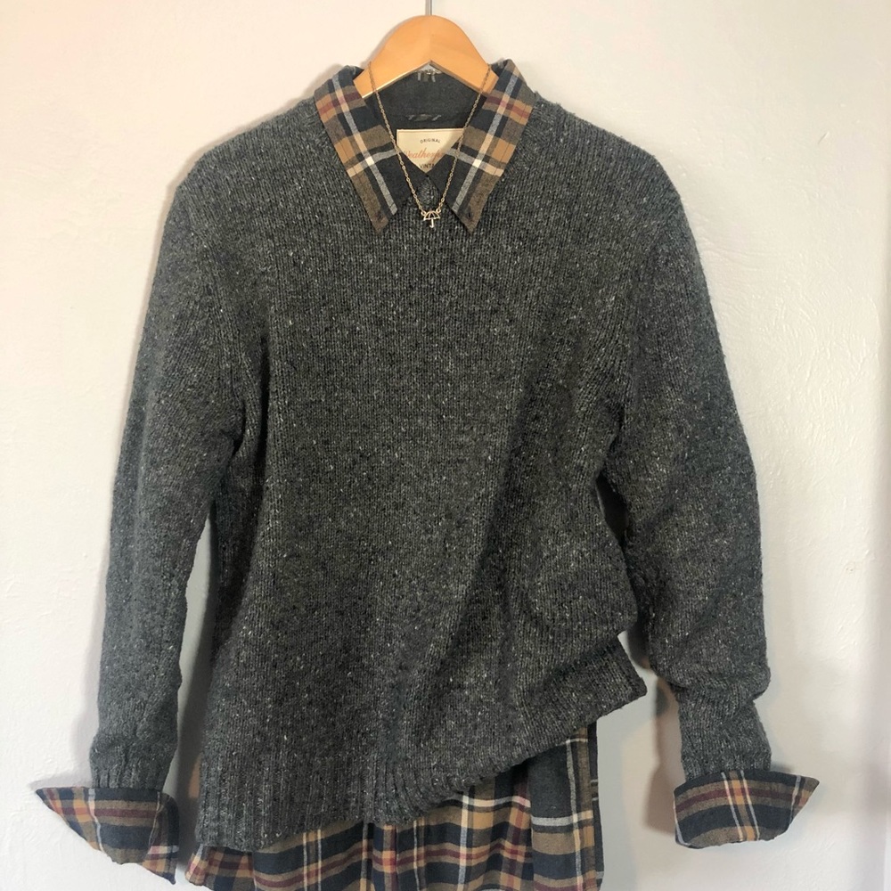 Old Navy Knit Grey Sweater Size M